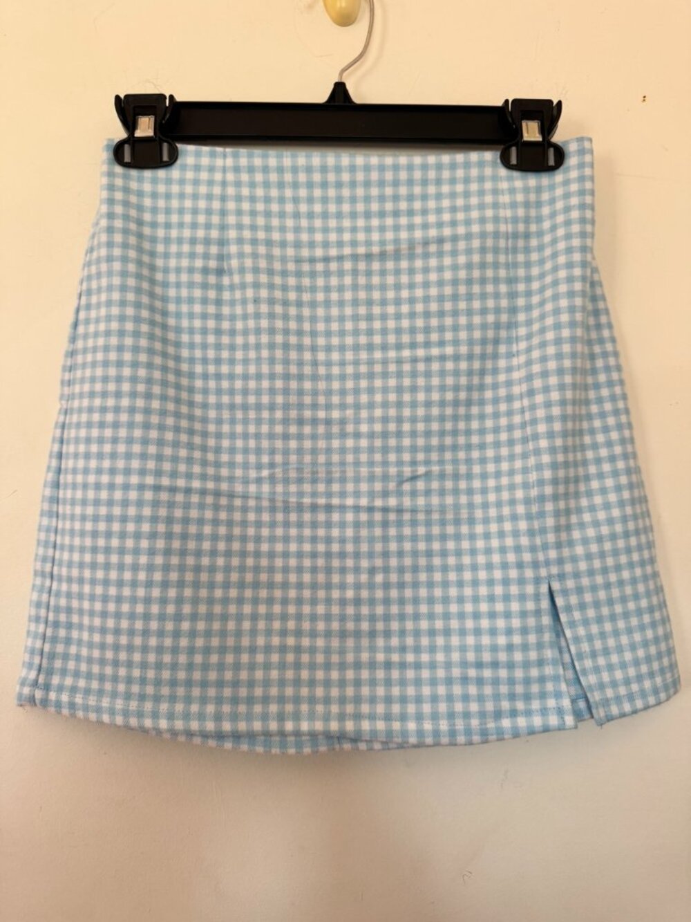 Art Class Skirt Blue & White Check Dorothy Wizard of Oz Blue Gingham print 10-12